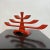 Red Vintage Scandinavian Candlestick, 1960s For Sale - Image 8 of 9