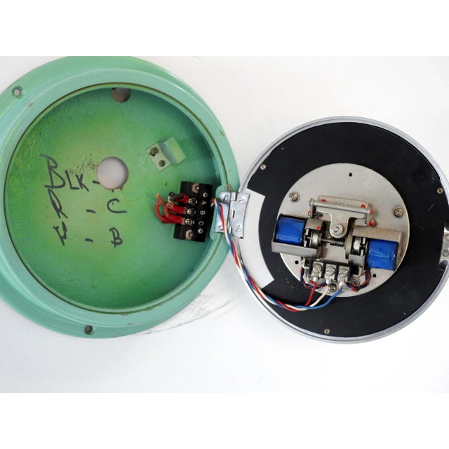 Blue Vintage 1980 Maritime Seiko Wall Clock For Sale - Image 8 of 8