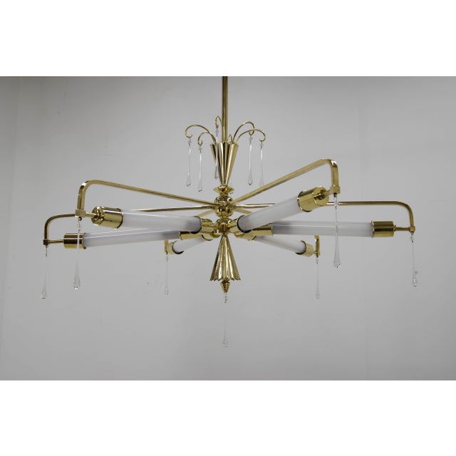 Art Deco Chandelier, Austria, 1920s For Sale - Image 9 of 18