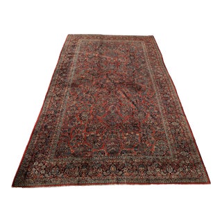 C.1920s Approx 21 X 11 Sarouk Palatial Rug For Sale