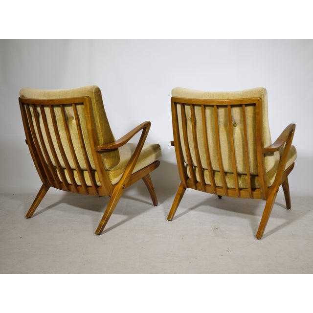 Mid-Century Modern Lounge Chairs by Guglielmo Ulrich, 1950s, Set of 2 For Sale - Image 4 of 10