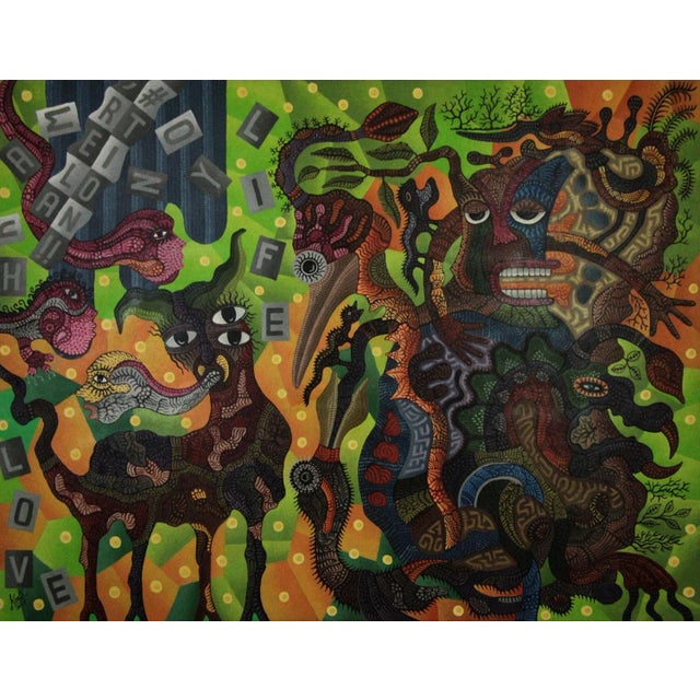 Kusbudiyanto, Real Relation, 2019, Acrylic on Canvas For Sale - Image 7 of 7