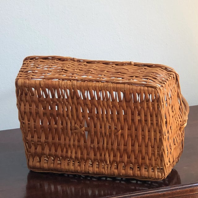 1960s Wicker Drink / Cocktail Caddy For Sale - Image 9 of 12
