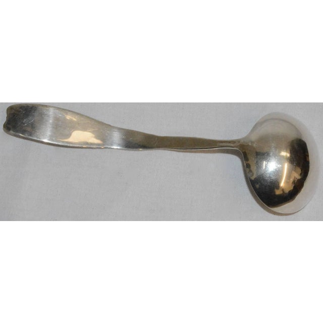 Sterling Silver Ladle With Floral Design For Sale - Image 4 of 7
