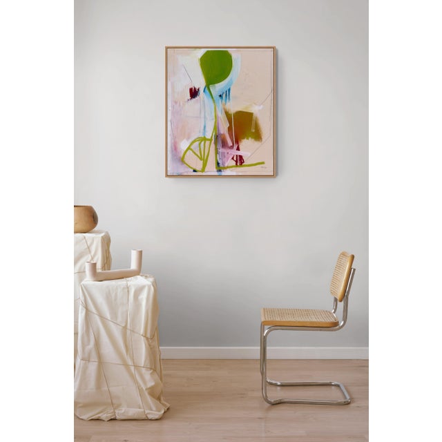 Abstract Contemporary Abstract Oil and Graphite on Canvas "Athena" by Xanda McCagg For Sale - Image 3 of 4