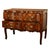 The chest of Serpentine form and made from solid walnut is fitted with two deep drawers, the drawers open and close with...