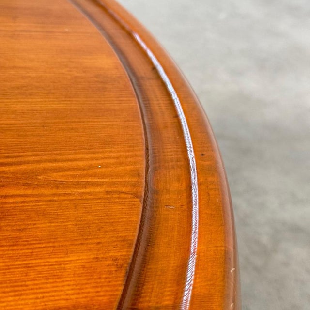 Round Pine Coffee Table by Charlotte Perriand for Les Arcs, France, 1960s For Sale - Image 11 of 18