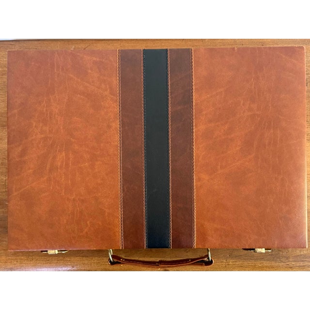 Large Vintage Complete Backgammon Game in Case For Sale - Image 6 of 9