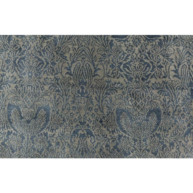 Contemporary S10 Tibetan Floral Design Rug by Doris Leslie Blau For Sale - Image 4 of 8