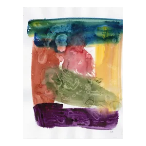 "Spring's Reconciliation" Original Watercolor Painting