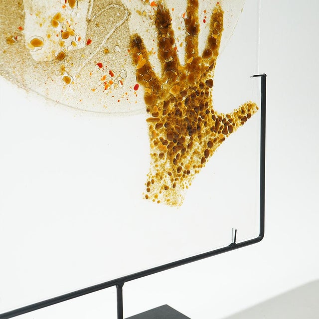 Glass Fusion Work by Renata Minuto for Studio Casarini Savona, 1990s For Sale - Image 9 of 14