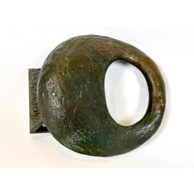 Brutalist Push and Pull Alpana Door Handle in Bronze, 1970s For Sale - Image 9 of 9