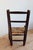 Rustic Small Antique Children's Chair in Wood with Straw Seat, 1950s For Sale - Image 3 of 8