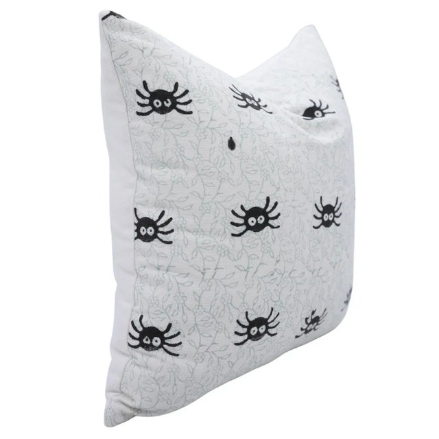Add a festive touch to your home this Halloween with Fabdivine’s Spider pillow cover. Made from thick, durable white...