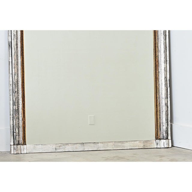 19th Century French 19th Century Silver Gilt Louis Philippe Mirror For Sale - Image 5 of 12