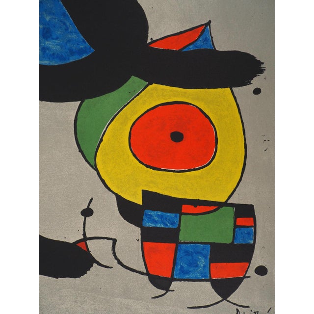 Joan Miro, Woman with Bird, Original Lithograph For Sale - Image 5 of 6