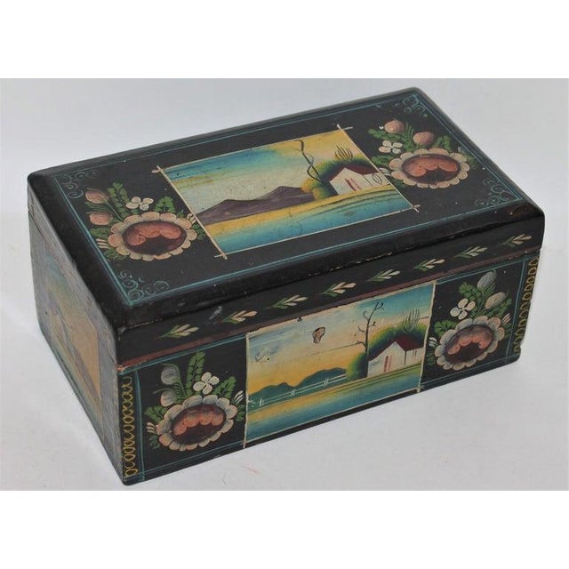 1940s Handmade Mexican Boxes Set of Three For Sale - Image 11 of 16