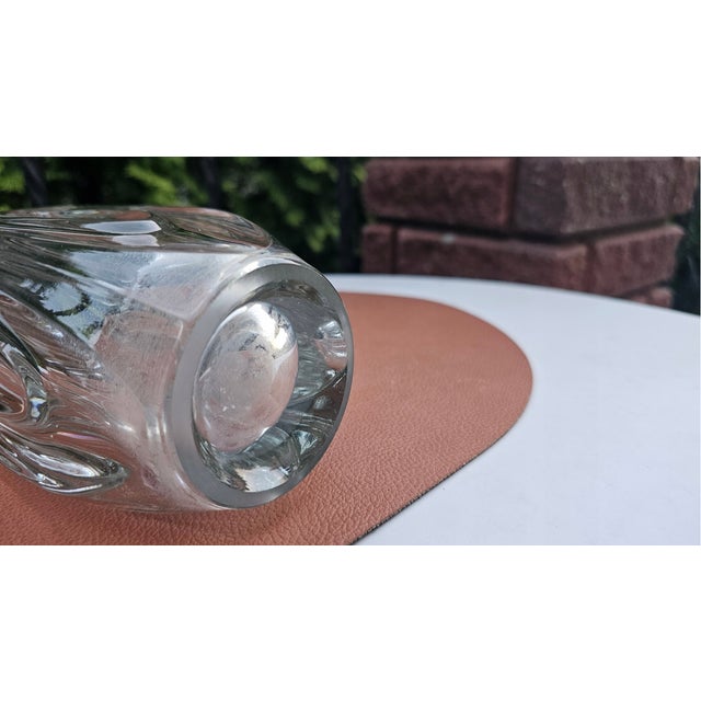 Glass Vase by Rudolf Schrötter for Rosice Glassworks, 1950s For Sale - Image 4 of 7