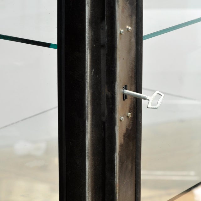 Metal Vintage Medical Cabinet with Glass, 1970s For Sale - Image 7 of 10