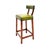 Brown Georgian Style Bar Stools, 1960, Set of 4 For Sale - Image 8 of 11