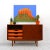 Soborg Mobler Rare 1950s Borge Mogensen Teak Credenza With Yellow and Orange Drawers by Soborg For Sale - Image 4 of 12