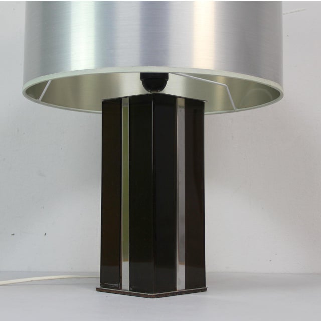 Vintage Table Lamp in Chrome Plating, 1970s For Sale - Image 6 of 7