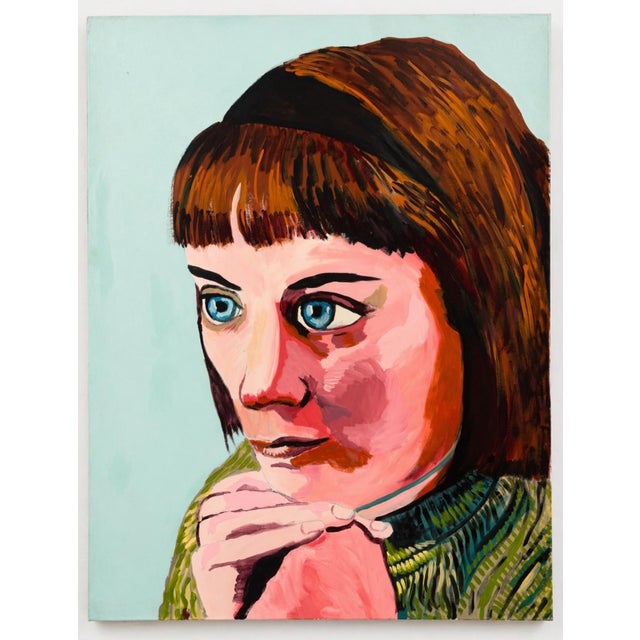 Contemporary Josh Gipson Contemporary Portrait, Acrylic on Canvas, 36” X 48” For Sale - Image 3 of 8