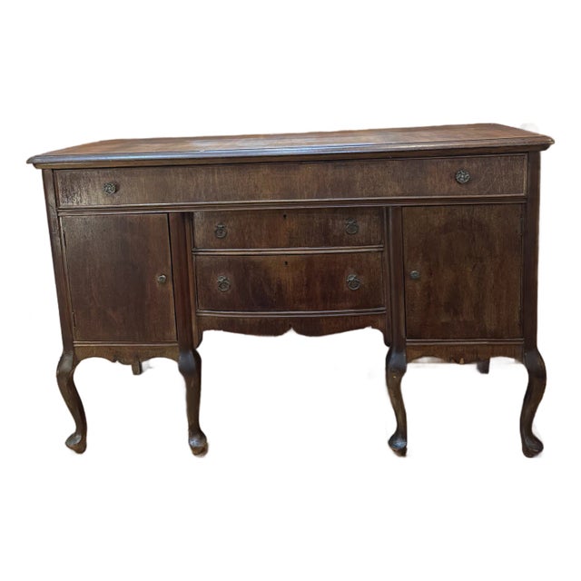 Vintage 1920's Mahogany Sideboard For Sale