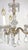 Glass Antique Brass Lead Crystal Palme and Walter Chandelier from Palwa, 1950s For Sale - Image 7 of 10