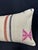 Turkish Hemp Pillow Cushion Natural Beige Red Cushion Cover 14x40 For Sale - Image 4 of 4
