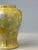 Mid-Century Modern Mid-Century Asian Modern Floral Yellow & White Hand-Painted Porcelain Ginger Jar Vase For Sale - Image 3 of 6