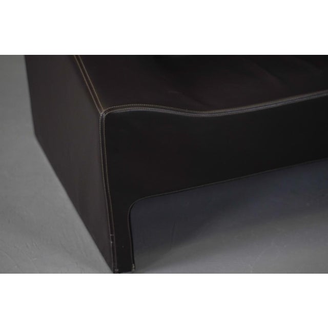 2000 - 2009 Malmo Lounge Chairs and Fjord Ottoman in Leather by Patricia Urquiola for Moroso, Italy, 2000s, Set of 3 For Sale - Image 5 of 18