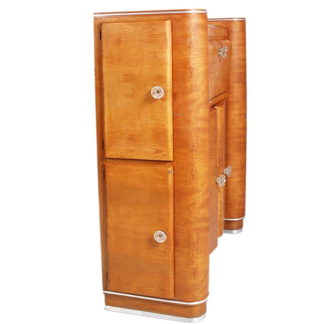 Vintage Art Deco Bar Sideboard by A. Fallica for A. Liporesi, 1940s For Sale - Image 6 of 10