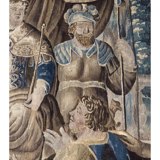 Mid-18th Century French Aubusson Historical Tapestry of Alexander the Great For Sale - Image 12 of 15