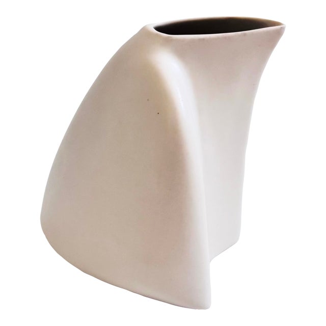 Peter Saenger Sculptural Porcelain Creamer Pitcher For Sale