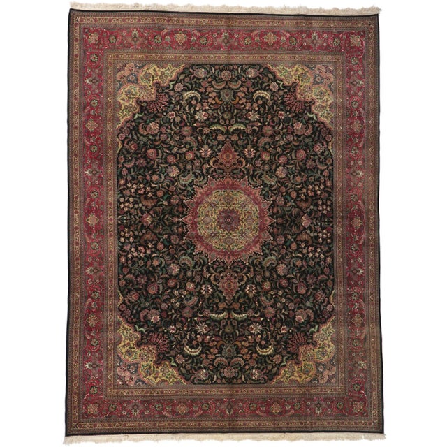 Vintage Chinese Tabriz Rug - 08'11 x 12'00 For Sale - Image 9 of 9