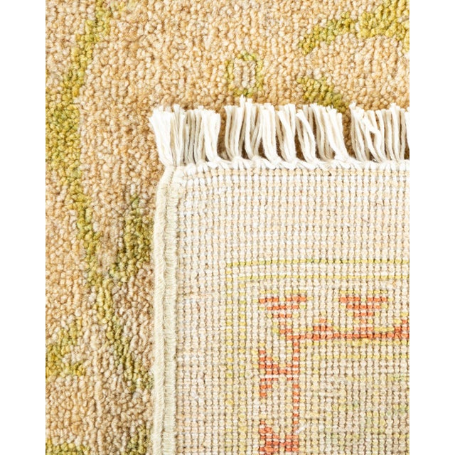 2000 - 2009 Eclectic, One-of-a-Kind Hand-Knotted Area Rug - Ivory, 9' 3" x 12' 4" For Sale - Image 5 of 8