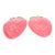 Vintage Cemar Pottery 773 Strawberry Shape Dish Plates 8.75” Set of 2 For Sale