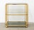 Bar Cart in Gilded Brass from Allegri, Italy, 1960s For Sale - Image 14 of 14