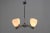 Chrome-plated chandelier in original condition, 4xE27 or E26 bulbs. Up to 250V (Europe/UK Standard).The wiring of this...