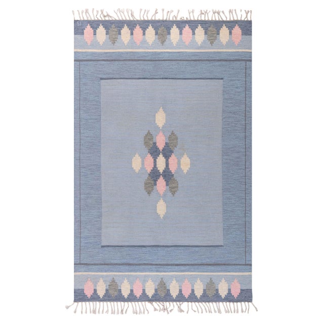 Doris Leslie Blau "Sparreholm" Vintage Swedish Rug by Ingegerd Silow For Sale