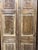 Mid-Century Modern Hand Carved Wood Double Doors – Vintage Pantry & Closet Door 80x34 For Sale - Image 3 of 9