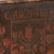 Original Painted Tall Pine Flat Top Trunk Dated 1874 For Sale - Image 13 of 18