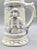 Blue Statement Size German Lidded Stein W/ Hunting Motif Man Dog Stag For Sale - Image 8 of 12
