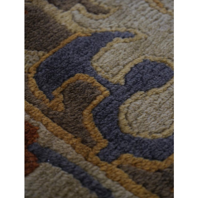 Masterloom Approx. 9x13 Hand Crafted Wool Rug For Sale In Philadelphia - Image 6 of 13