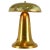 Gold Modernist Dutch Brass Mushroom Shape Table Lamp, 1920s For Sale - Image 8 of 8