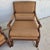 Brown Ethan Allen Regency Style Bergere Lounge Armchairs Pair For Sale - Image 8 of 18