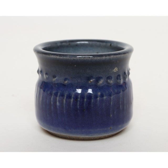 Glazed stoneware vessel/bud vase by ceramicist, Deanna Nichols (b. 1942-2017, Missouri). Holding a BFA from Kansas City...