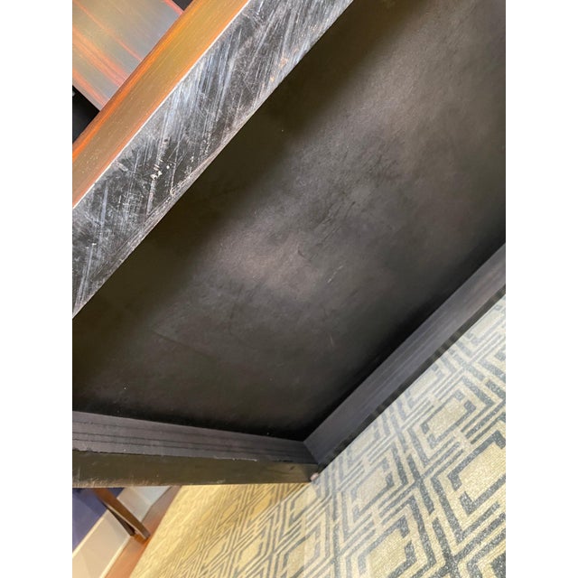 Vintage Art Deco Macassar Ebony Round Dining Table For Sale - Image 11 of 16