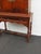 Early 20th Century Chippendale Early 1920s Tall China Cabinet Cupboard With Brass Accent 6453 For Sale - Image 5 of 18